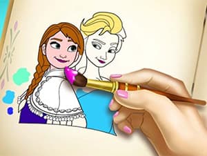 free online games - Ice Kingdom Coloring Book