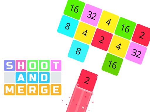 free online games - Shoot and Merge the numbers