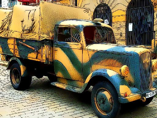 free online games - Army Trucks Jigsaw