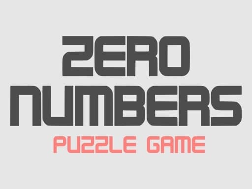 free online games - Zero Numbers