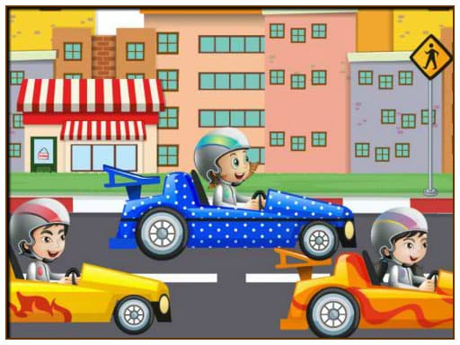 free online games - Racing Jigsaw Deluxe