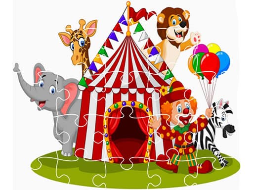 free online games - Party Animals Jigsaw