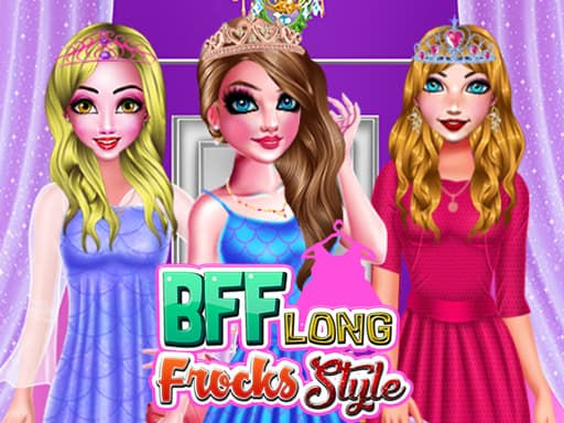 free online games - BFF Long Frocks Style