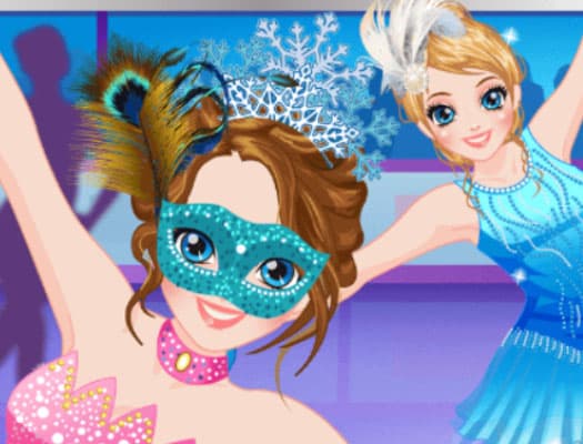 free online games - Ice Skater Princess Dressup