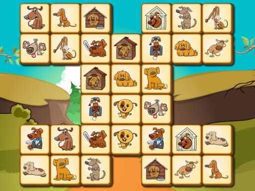 free online games - Mahjong Dogs