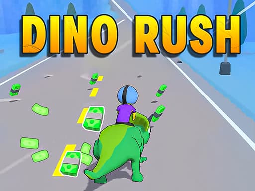 free online games - Dino Rush  hypercasual runner