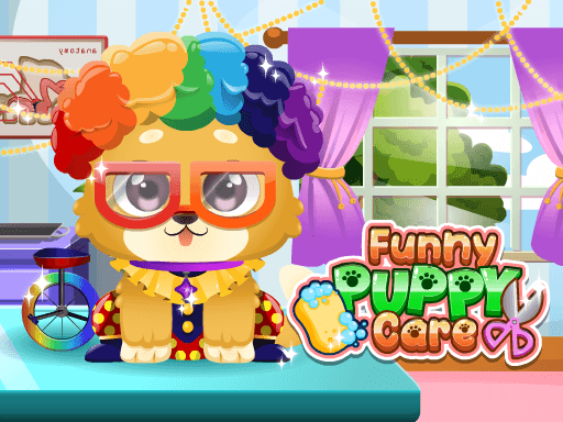 free online games - Funny Puppy Care