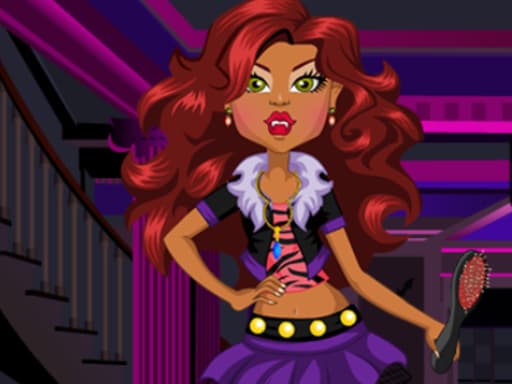 free online games - Clawdeen Wolf flirting Dressup