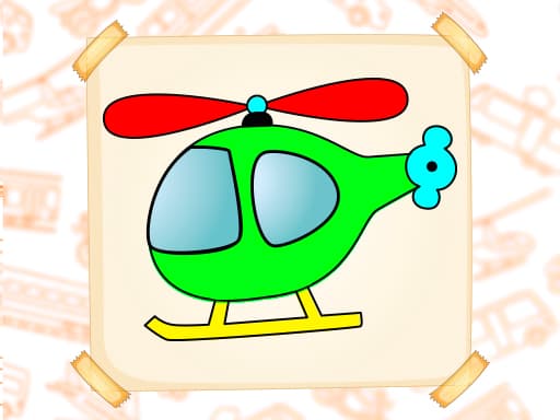 free online games - Coloring Book Vehicles