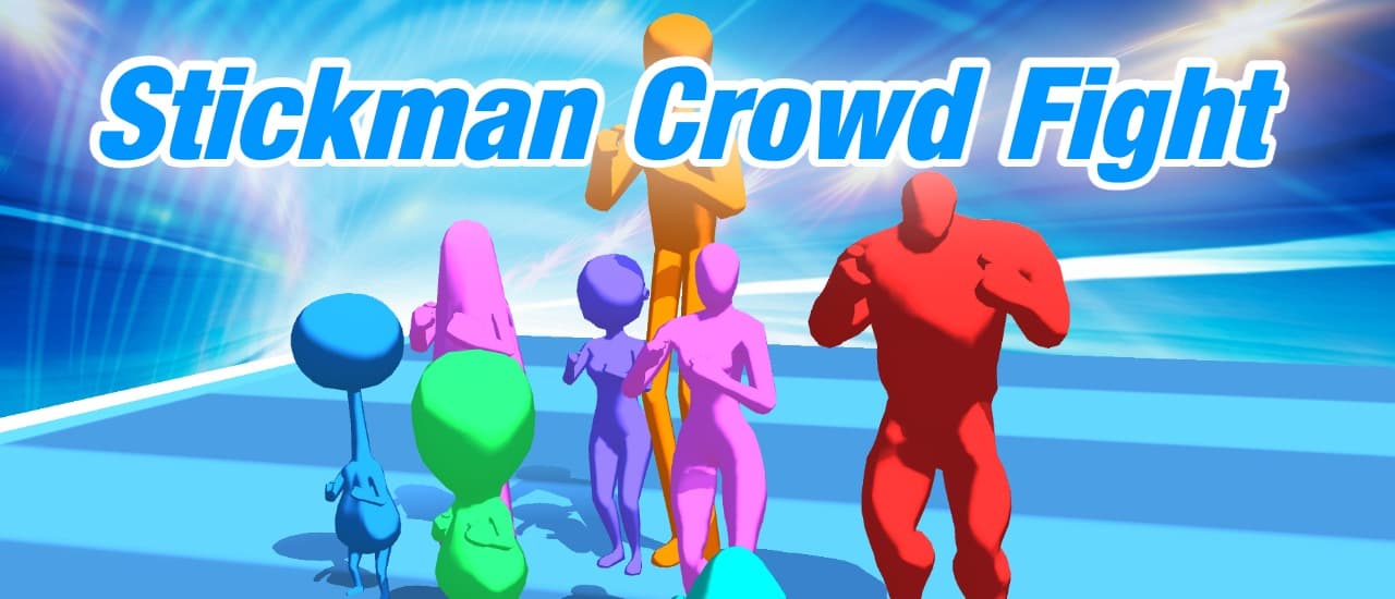 free online games - Stickmen Crowd Fight