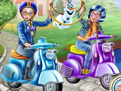 free online games - Princess Scooter Ride