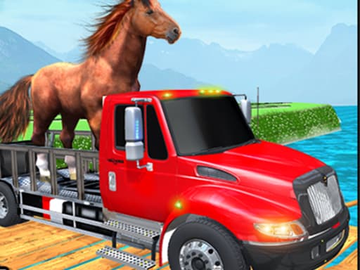 free online games - Farm Animal Transport Truck Game