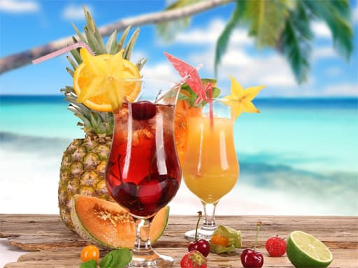 free online games - Summer Drinks Puzzle
