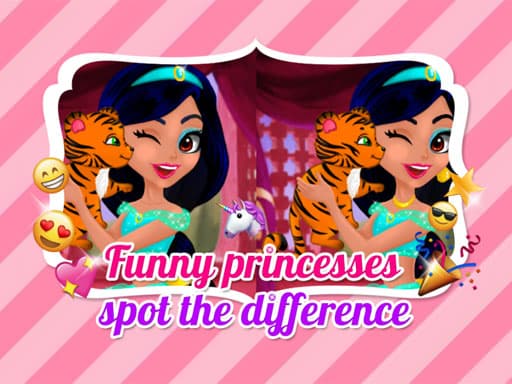 free online games - Funny Princesses Spot the Difference
