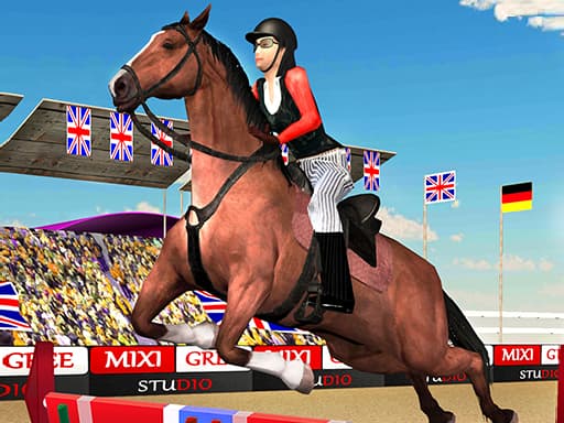 free online games - Horse Jumping Show 3D