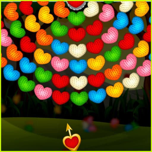 free online games - Valentines Bubble Wheel