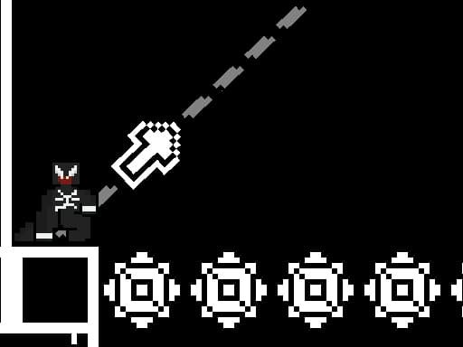 free online games - 8Bit Black Ropeman
