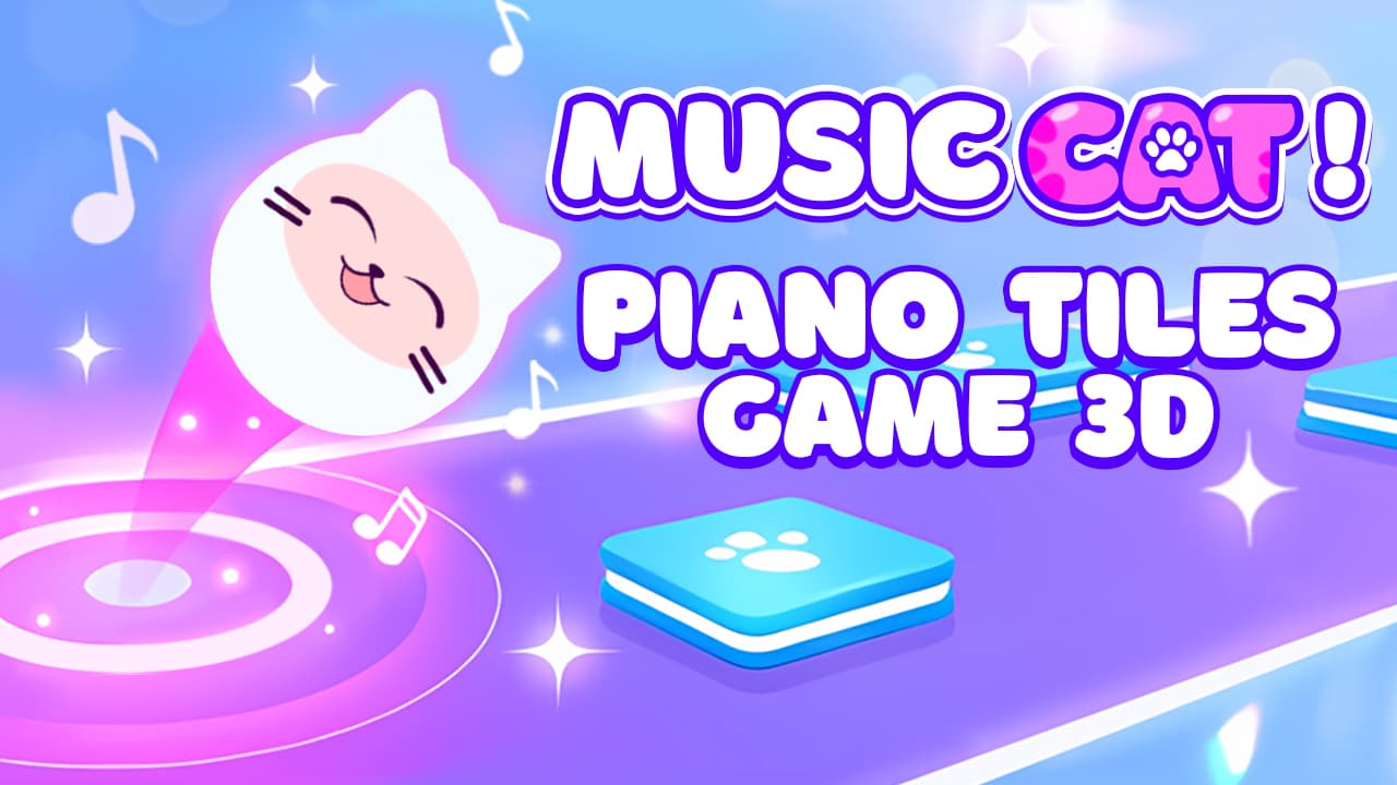free online games - Music Cat Piano Tiles Game 3D