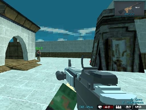 free online games - Blocky Shooting Arena 3D Pixel Combat