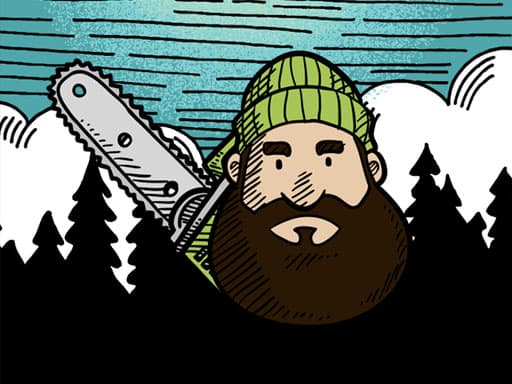 free online games - Lumberjack Coloring