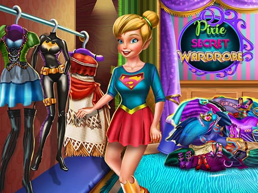 free online games - Pixie Secret Wardrobe