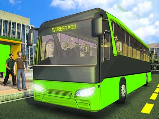 free online games - City Passenger Coach Bus Simulator Bus Driving 3D
