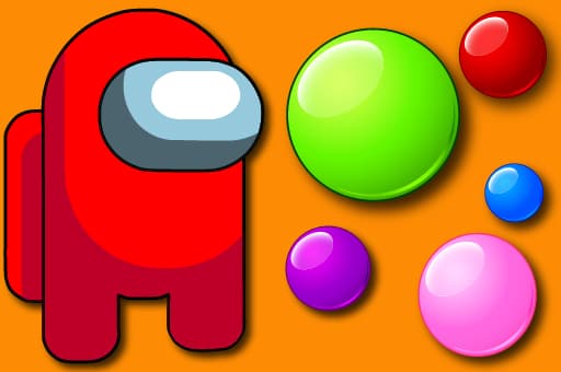 free online games - Among Them Bubble Shooter