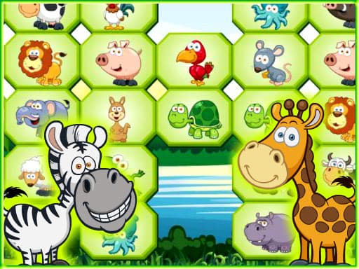 free online games - Jungle Mahjong Deluxe