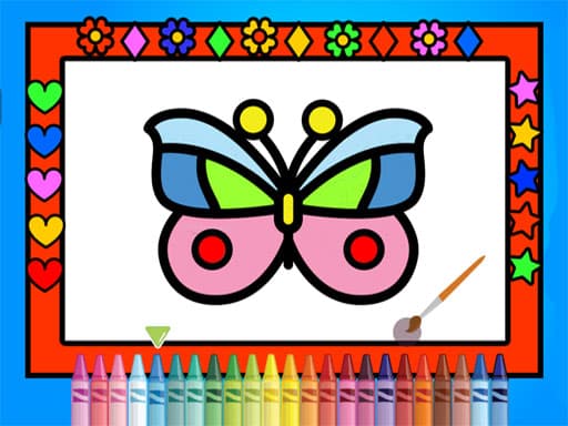 free online games - Color and Decorate Butterflies