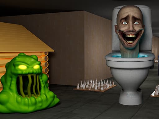 free online games - Toilet Monster Attack Sim 3D