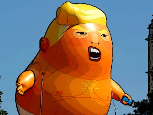 free online games - Trump Flying Adventure