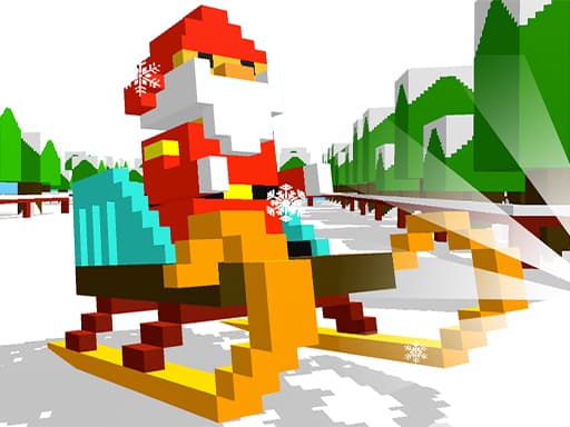 free online games - Sliding Santa