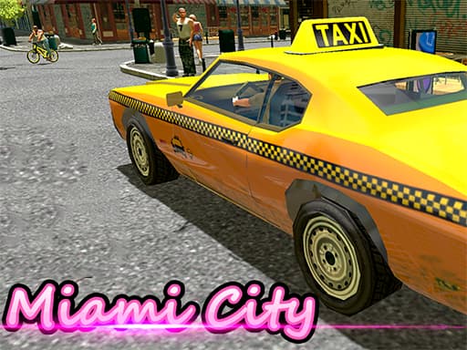 free online games - Miami Taxi Driver 3D