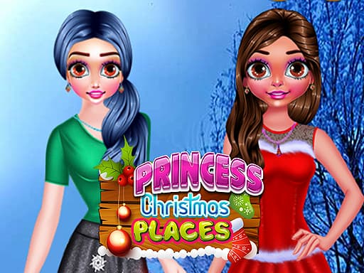 free online games - Princess Christmas Places