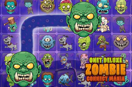 free online games - Onet Zombie Connect 2 Puzzles Mania