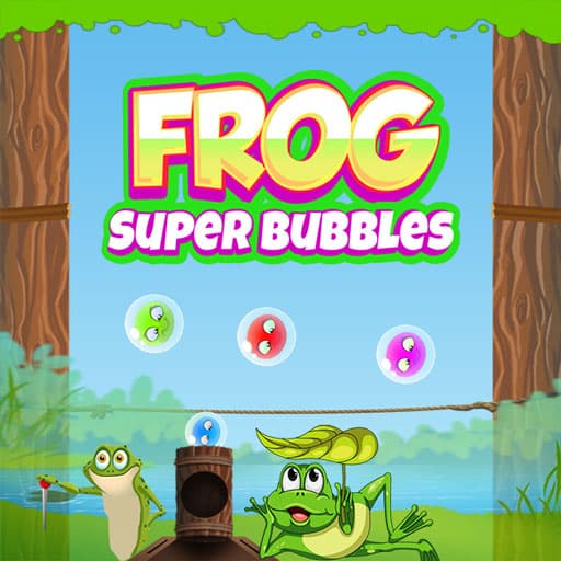 free online games - Frog Super Bubbles