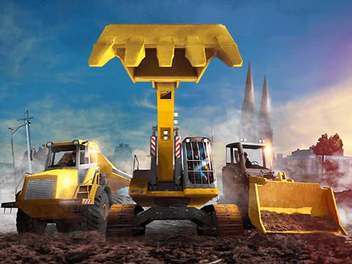 free online games - Excavator Simulator 3D