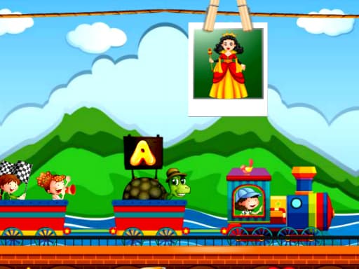 free online games - Alphabetic Train