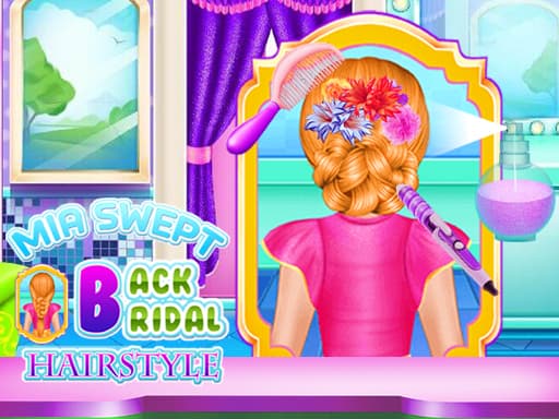 free online games - Mia SweptBack Bridal Hairstyle