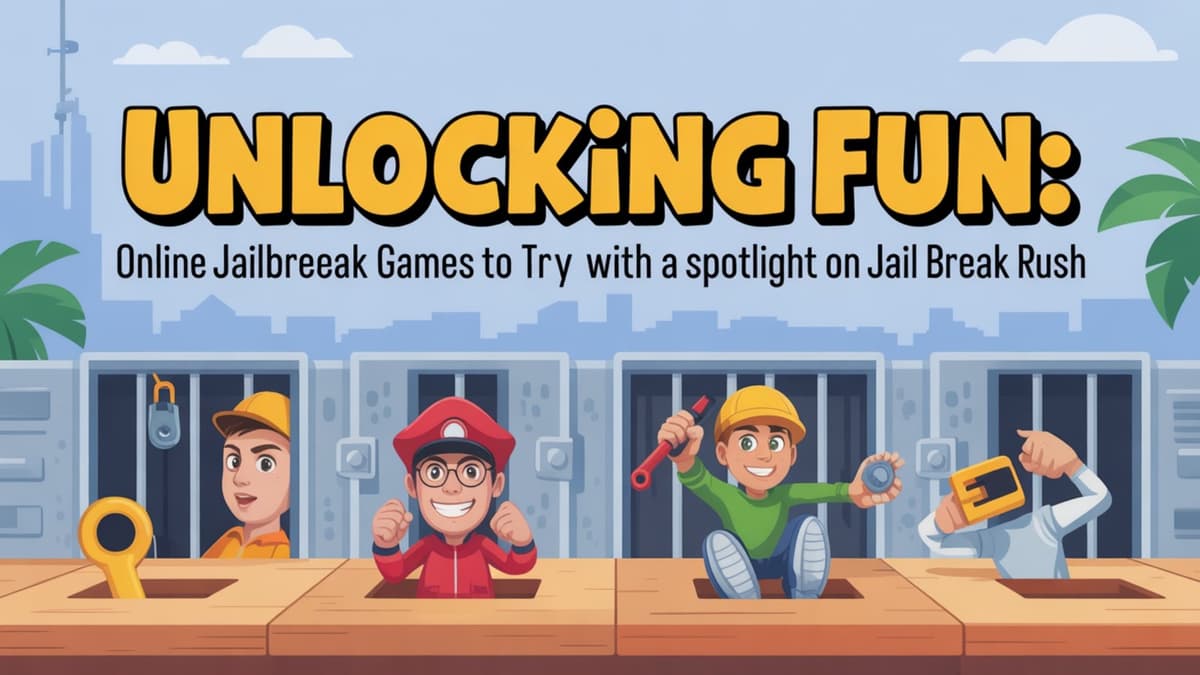Unlocking Fun: Online Jailbreak Games to Try with a Spotlight on Jail Break Rush