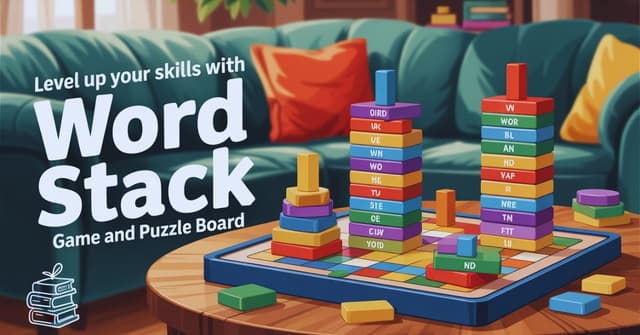 Level Up Your Skills with Word Stack Game and Puzzle Board