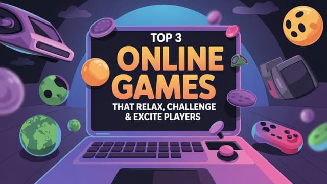 Top 3 Online Games That Relax, Challenge & Excite Players Top 3 Online Games That Relax, Challenge & Excite Players